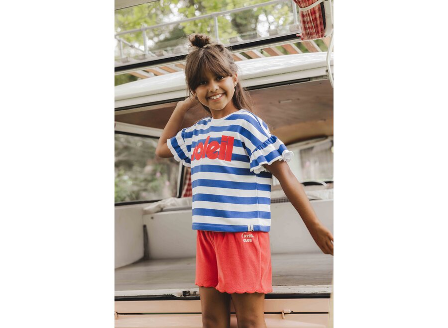 Little Terry Shorts Red Apple