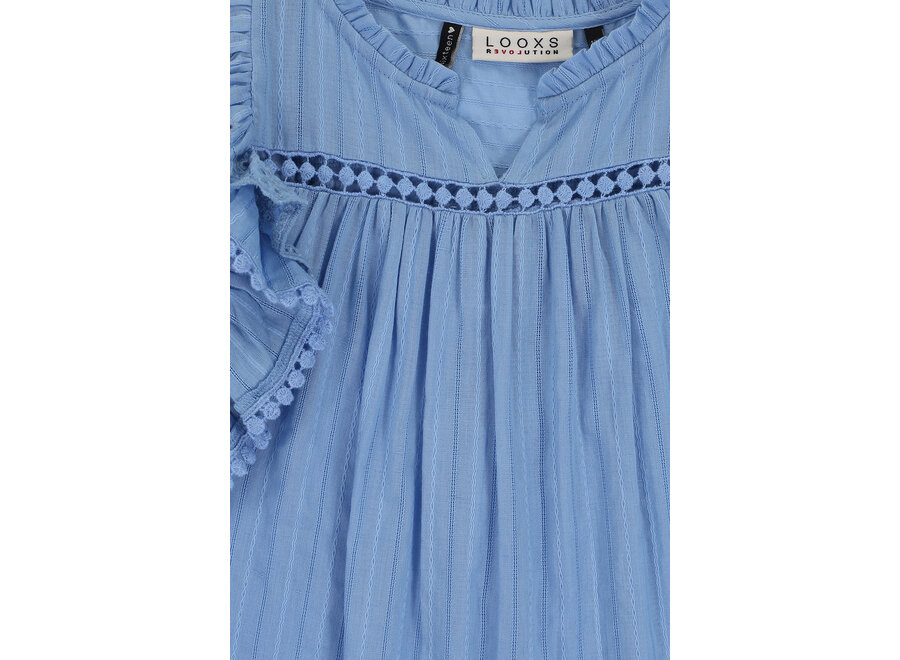 10Sixteen Blouse Top Sky
