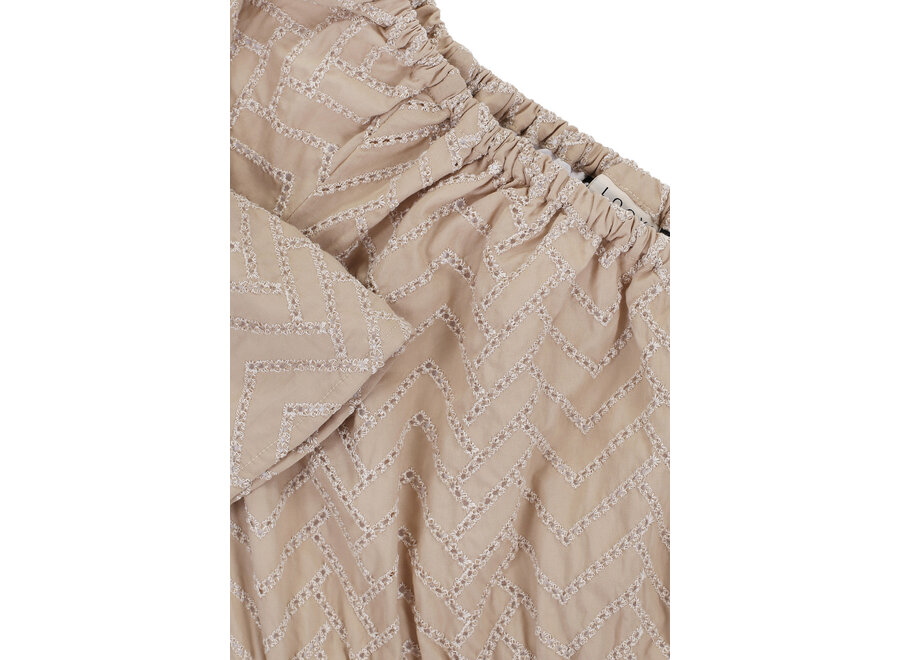 10Sixteen Boidery Blouse Bisquit