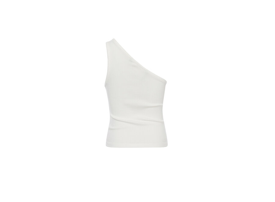 10Sixteen One Shoulder Top Off White