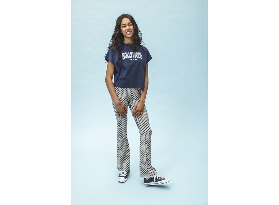 10Sixteen Flare Pants Mediterranean