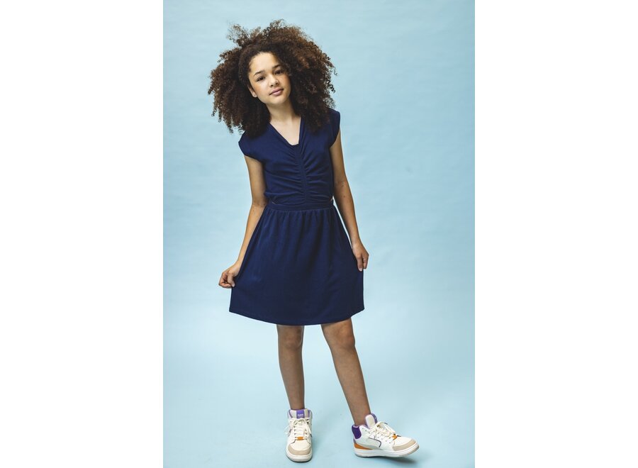 10Sixteen Dress Oxford Blue