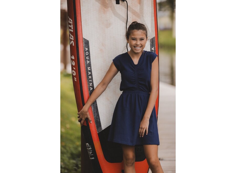 10Sixteen Dress Oxford Blue