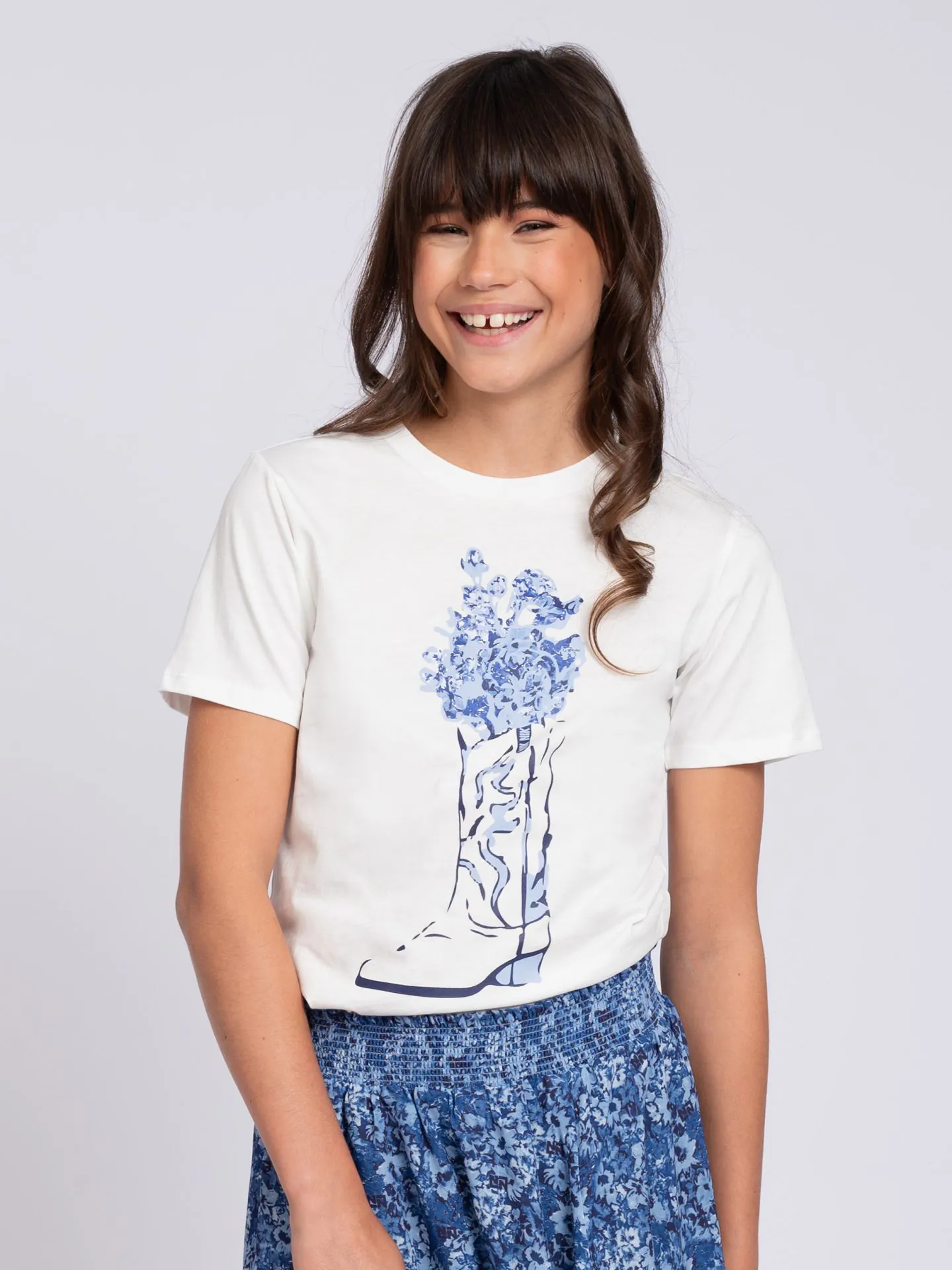 Boot T-Shirt Off White