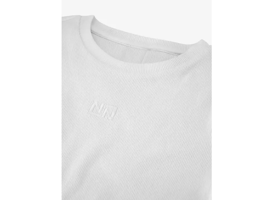 Sylvia Rib Top Off White