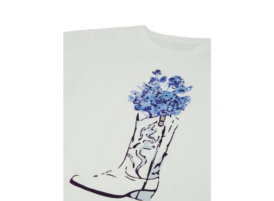 Boot T-Shirt Off White