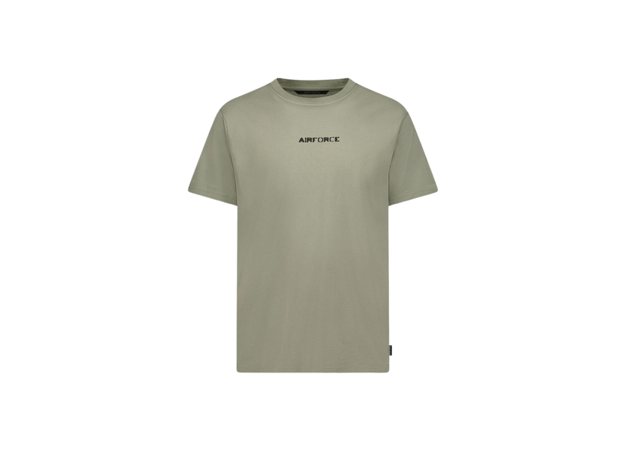 Hazy Round T-Shirt Laurel Oak\True Black Backprint