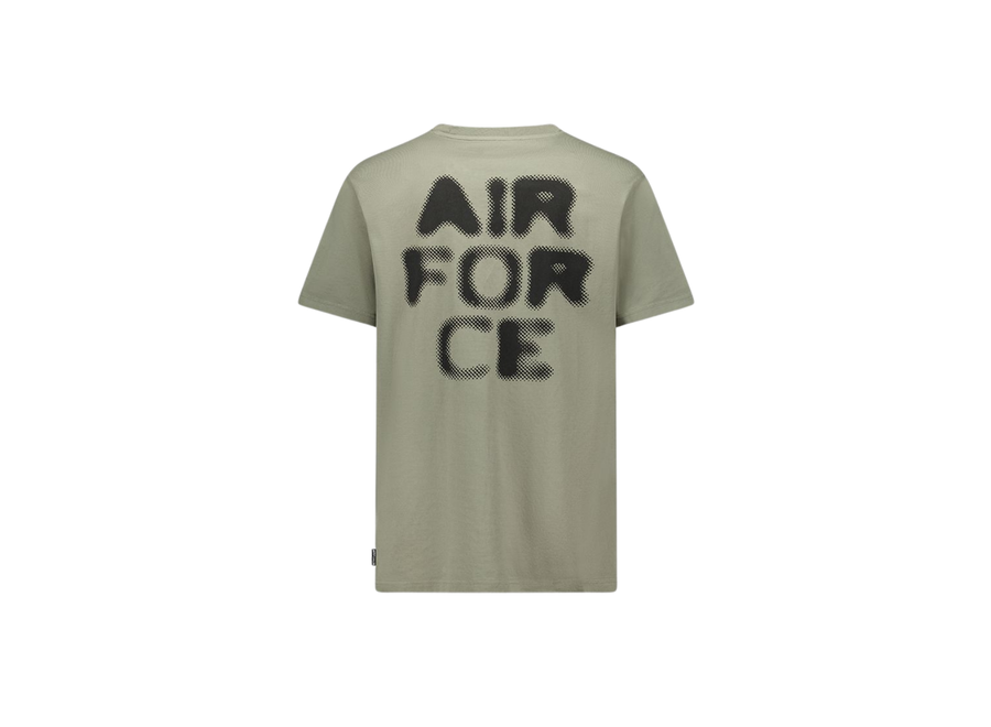 Hazy Round T-Shirt Laurel Oak\True Black Backprint