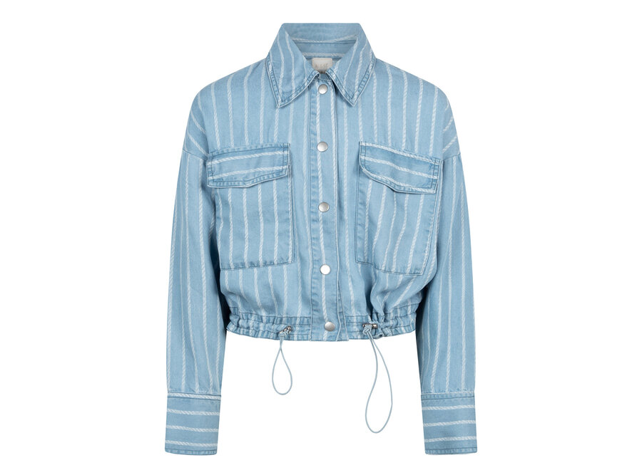 Kamie Stripe Ten  Denim Blue