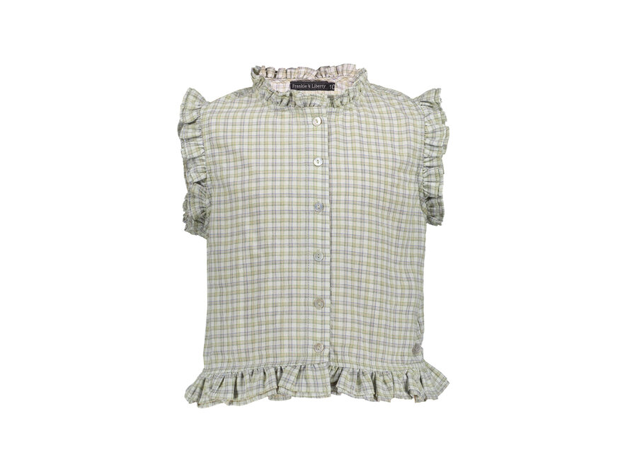 Romila Check Blouse Checks