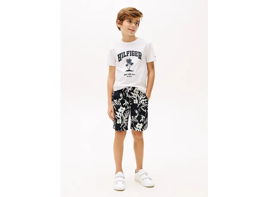 Hilfiger Palm Print White