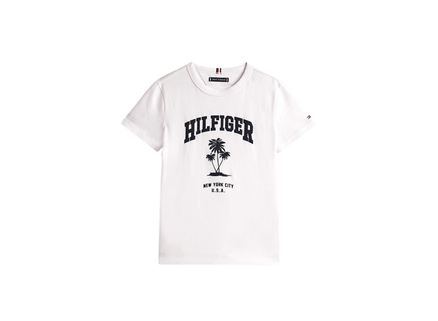 Hilfiger Palm Print White