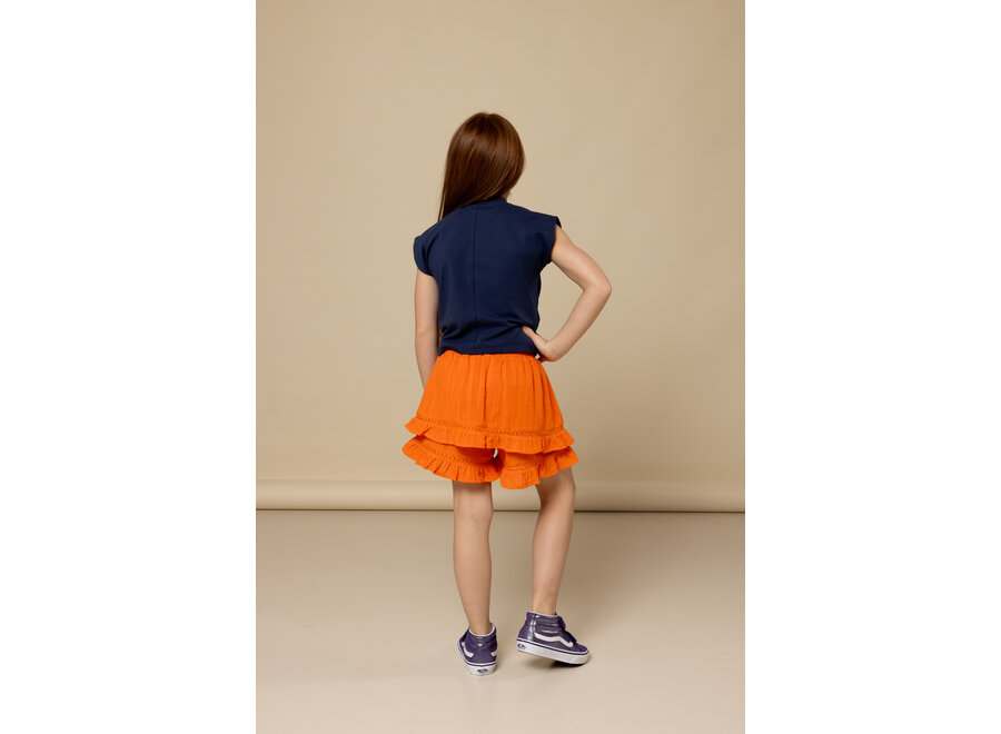 10Sixteen Fancy Skort Tangerine
