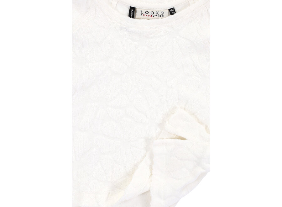 10Sixteen Terry Sweat Tshirt Off White