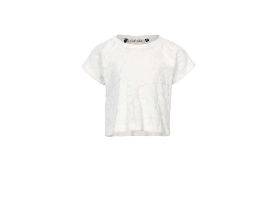 10Sixteen Terry Sweat Tshirt Off White