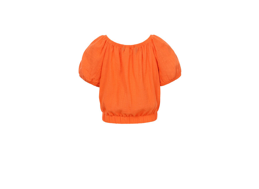 10Sixteen Fancy Blouse Top Tangerine