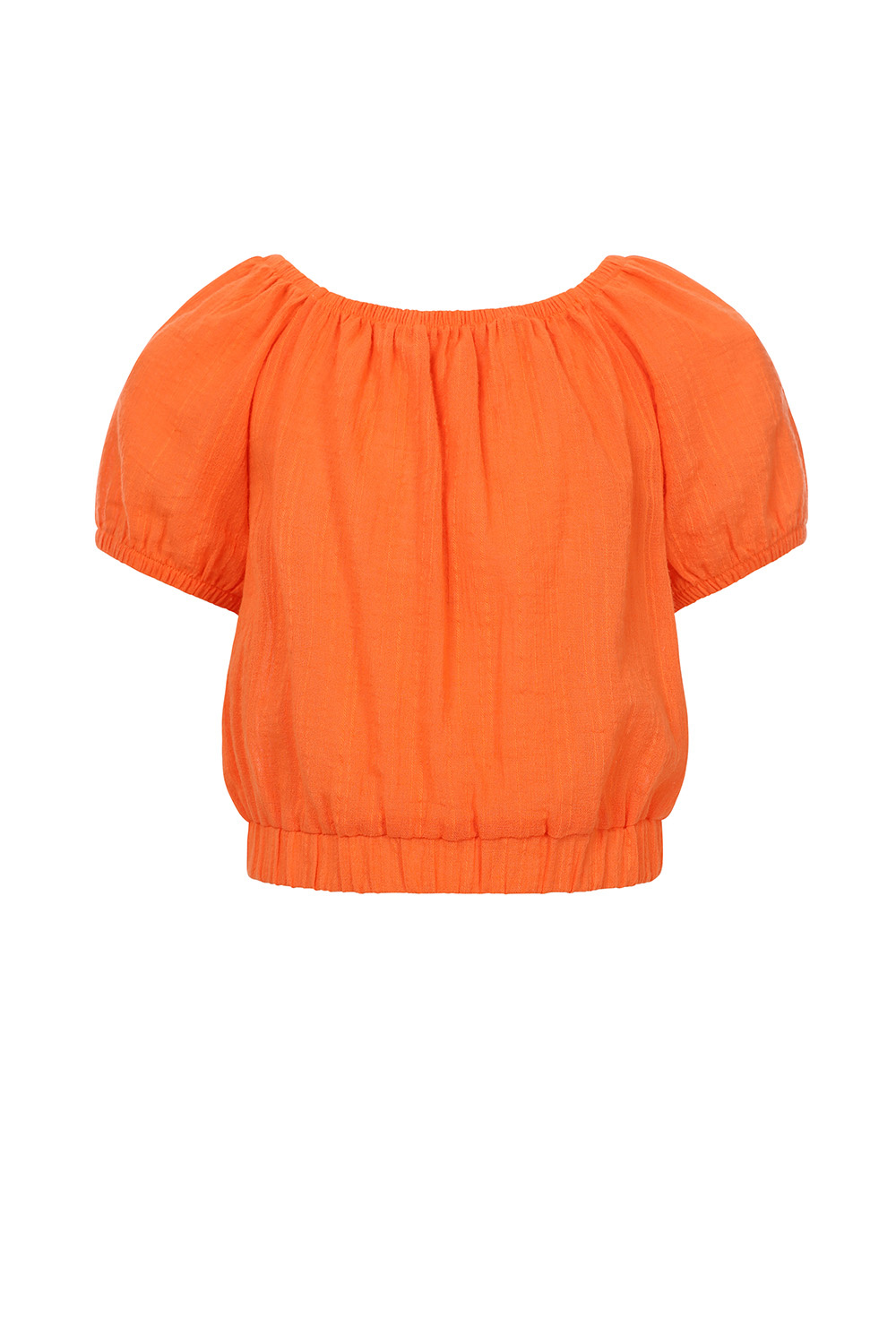10Sixteen Fancy Blouse Top Tangerine