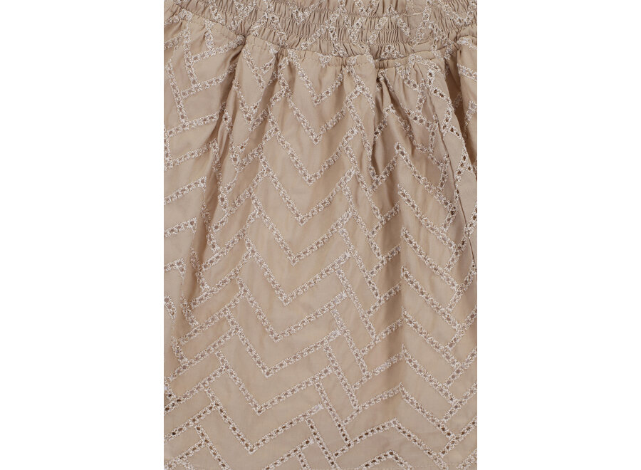 10Sixteen Boidery Skort Bisquit