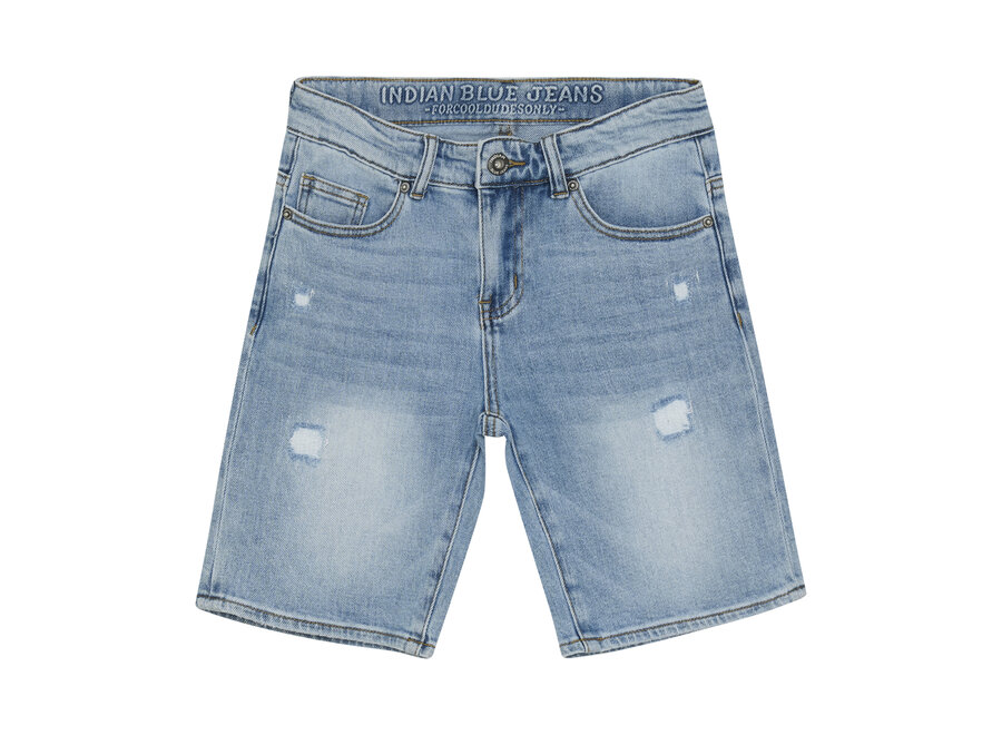 Denim Wide Short Blue Denim  Medium Denim