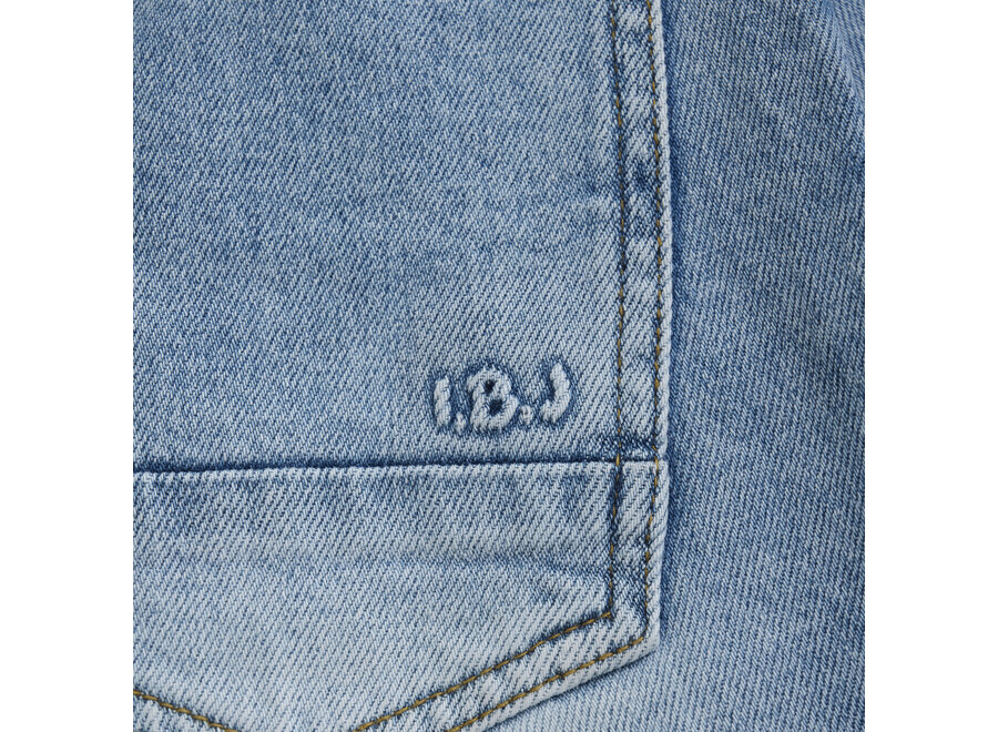 Denim Wide Short Blue Denim  Medium Denim