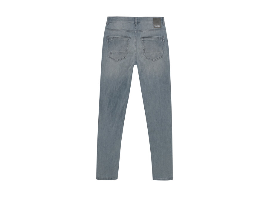2760 Tapered Blue Grey Jeans - Blue Grey Denim
