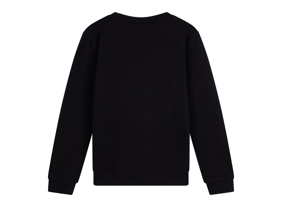Kris Crew Neck Black Jongens Trui