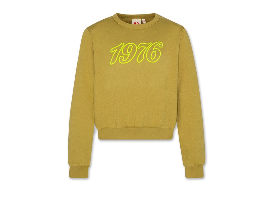 Bea Sweater Willow Green Meisjes Sweater