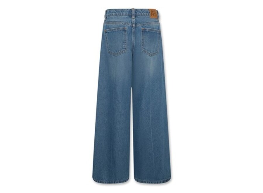 Leyla Middle Jeans Pants Wash Middle Meisjes Spijkerbroek