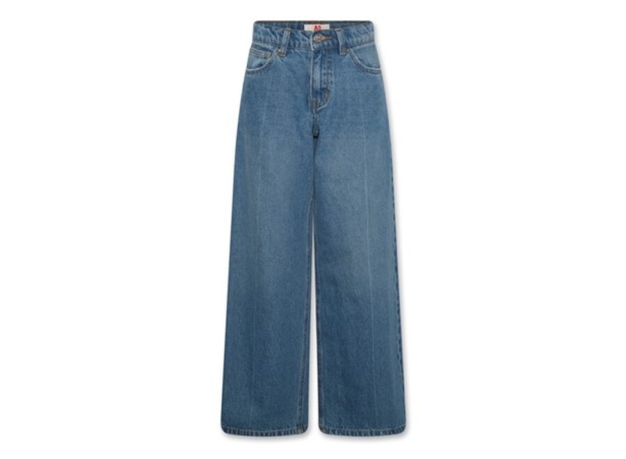 Leyla Middle Jeans Pants Wash Middle Meisjes Spijkerbroek