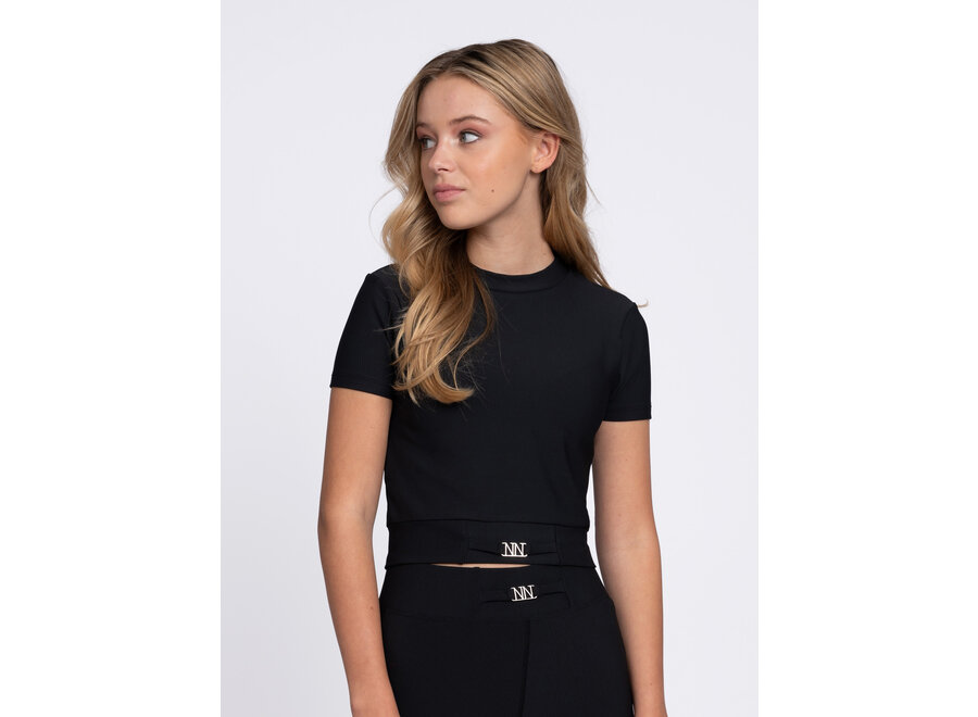 Lily Top  Black Meisjes Top