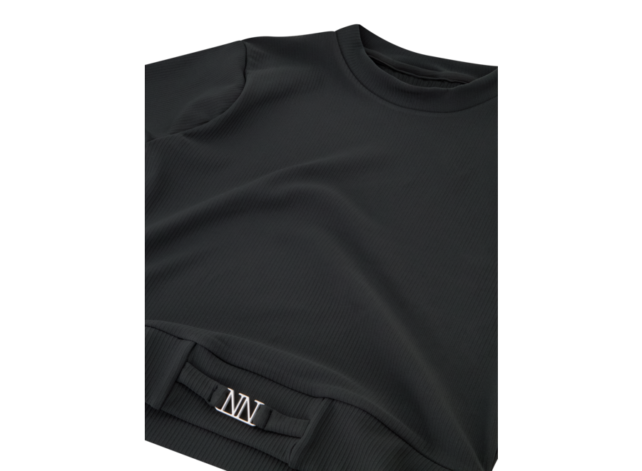 Lily Top  Black Meisjes Top