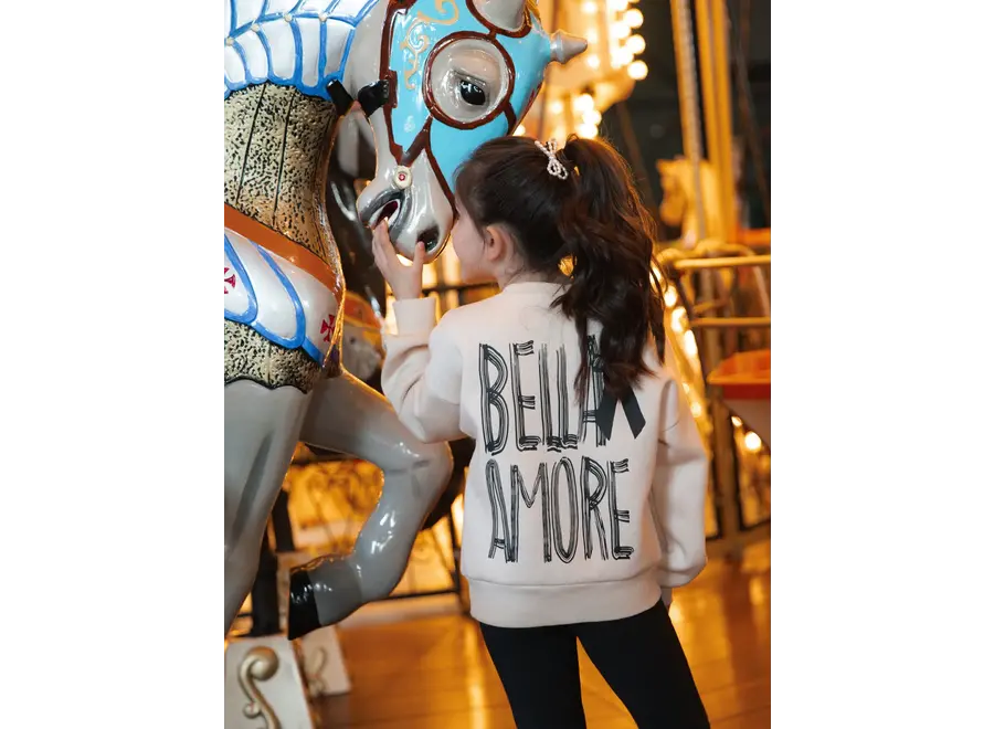 Gracy Sweatshirt Wood Ash Meisjes Sweater
