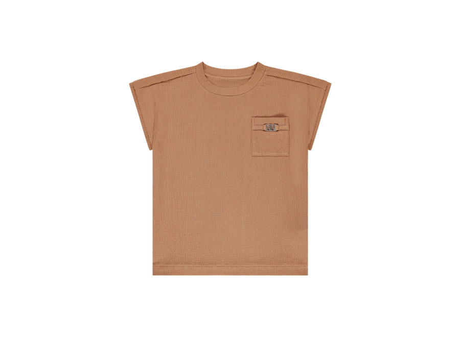 Aalicia Top  Cognac Meisjes Top