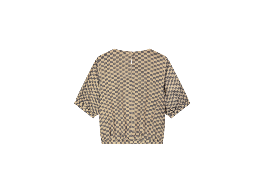 Bailey Top Wood Ash/Black Meisjes Top
