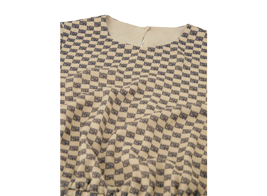Bailey Top Wood Ash/Black Meisjes Top