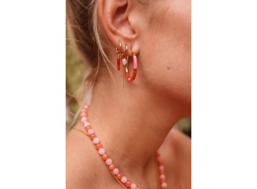 Spicy Pepper Hoop Gold