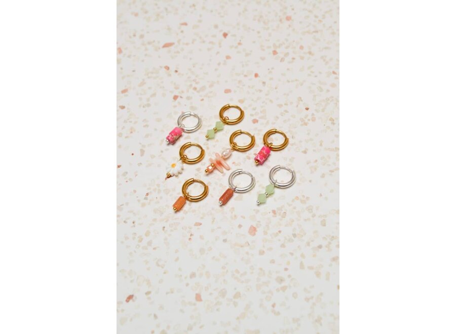 Daisy Hoop Gold