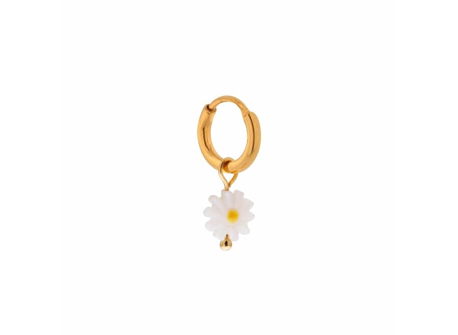 Daisy Hoop Gold