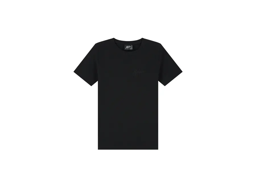 Waffle T-Shirt  Black  Jongens T-shirt