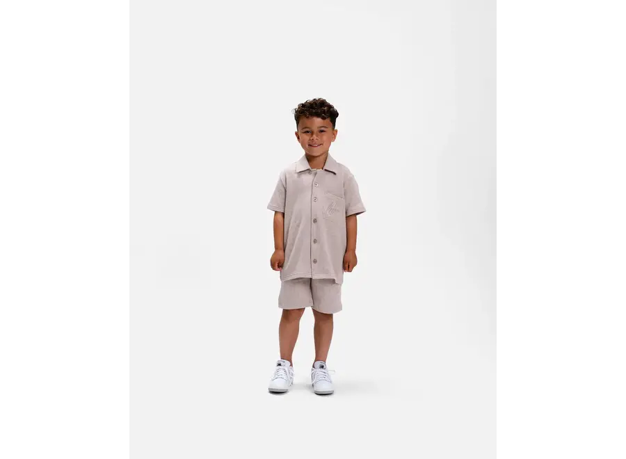Waffle Shorts  Taupe Jongens Short