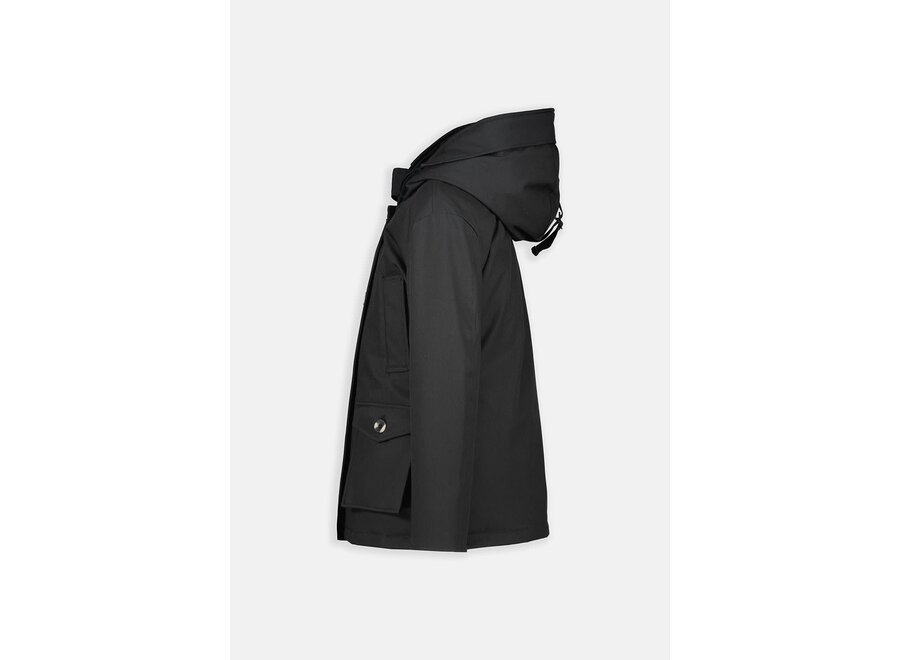 4 Pocket Parka True Black Meisjes Jas