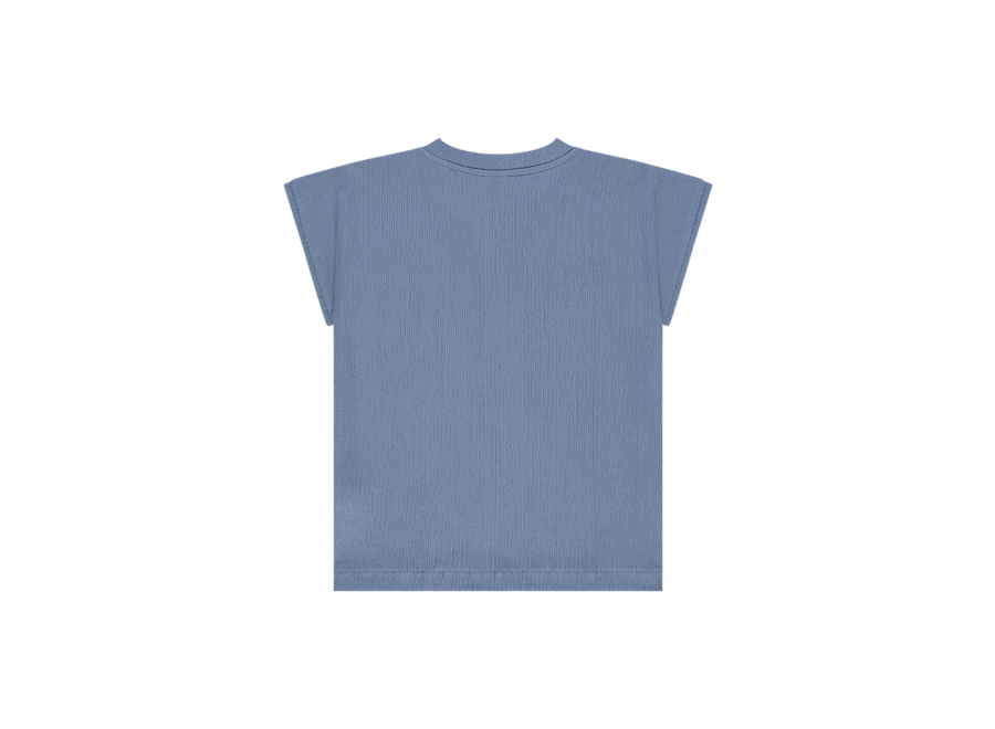 Aalicia Top Smoked Blue Meisjes Top