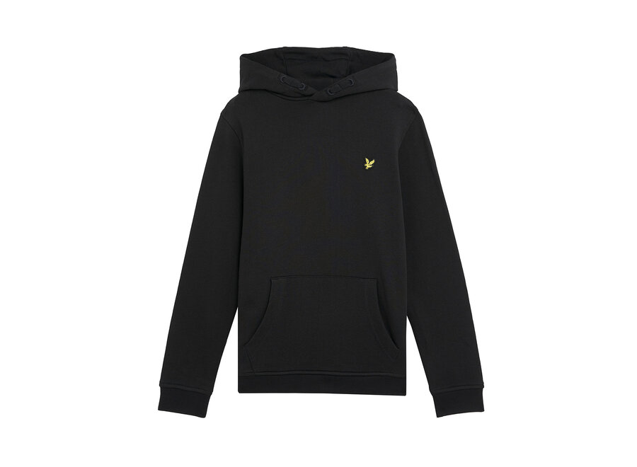 Brush Back Pullover Hoodie Jet Black Jongens Hoodie