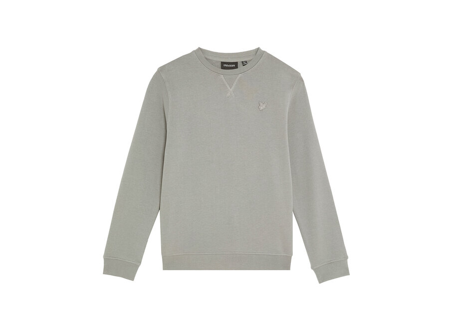 Tonal Crew Neck Sweatshirt Sharkskin Jongens Trui