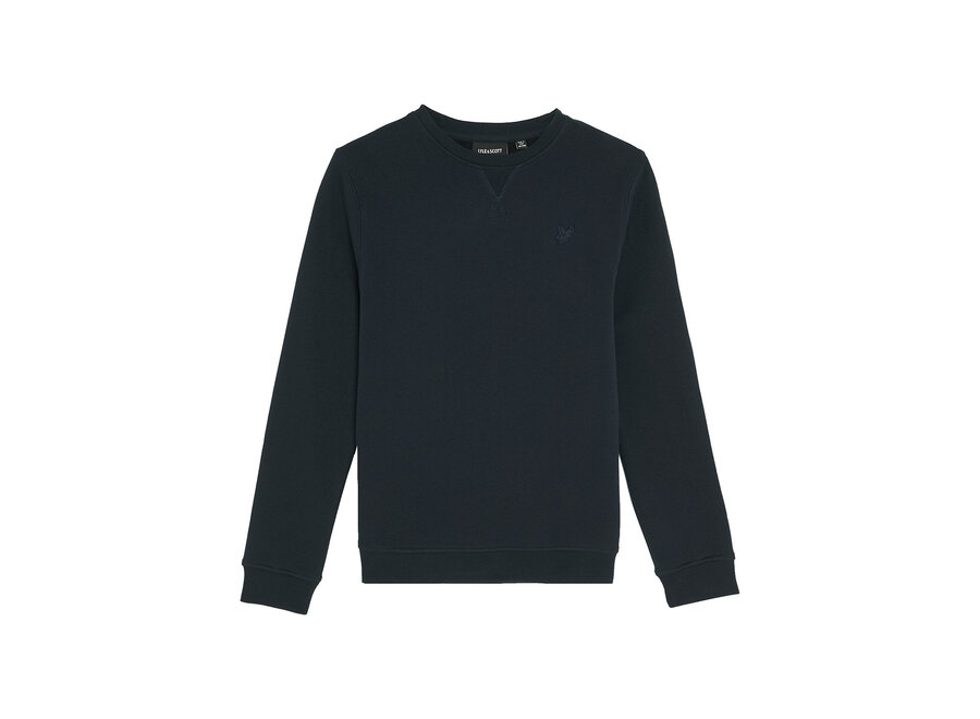 Tonal Crew Neck Sweatshirt Dark Navy Jongens Trui