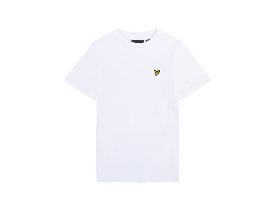 Plain T-shirt White Jongens T-shirt