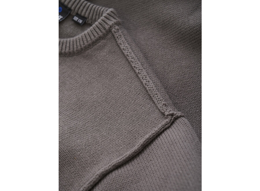 Loose fit Knitwear Crewneck Poppy Seed Jongens Trui