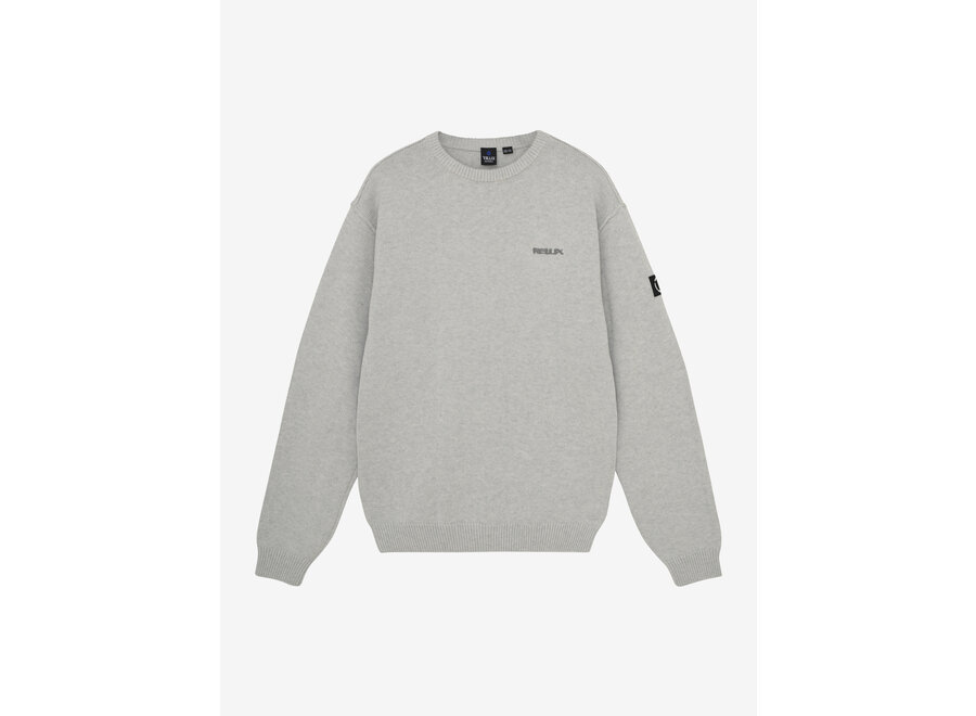 Loose fit Knitwear Crewneck Fresh Grey Melange Jongens Trui