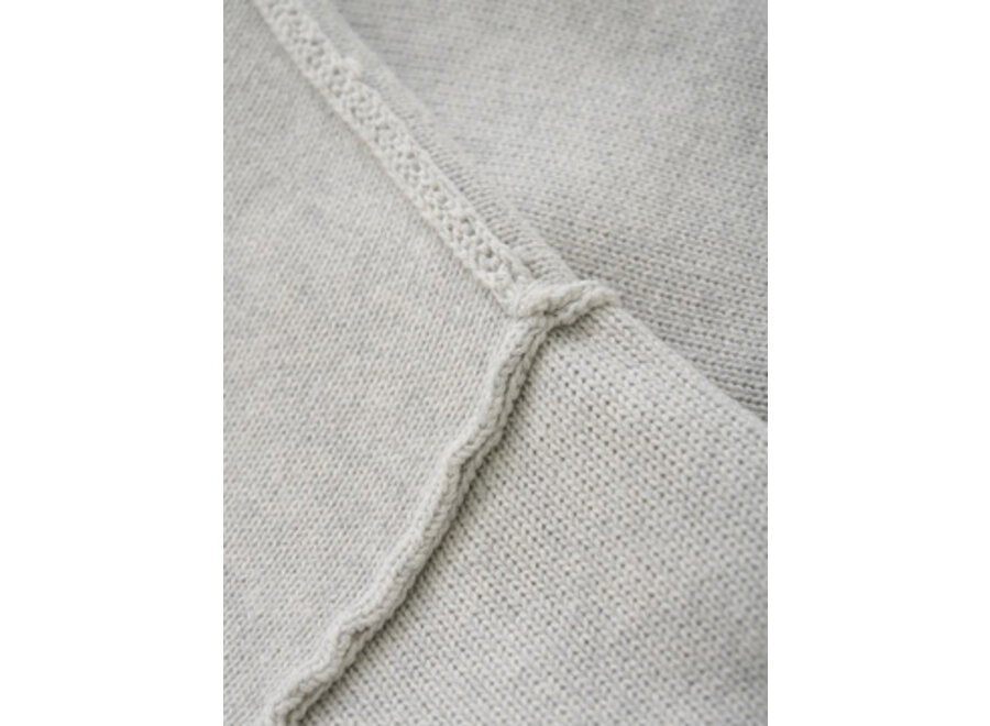 Loose fit Knitwear Crewneck Fresh Grey Melange Jongens Trui