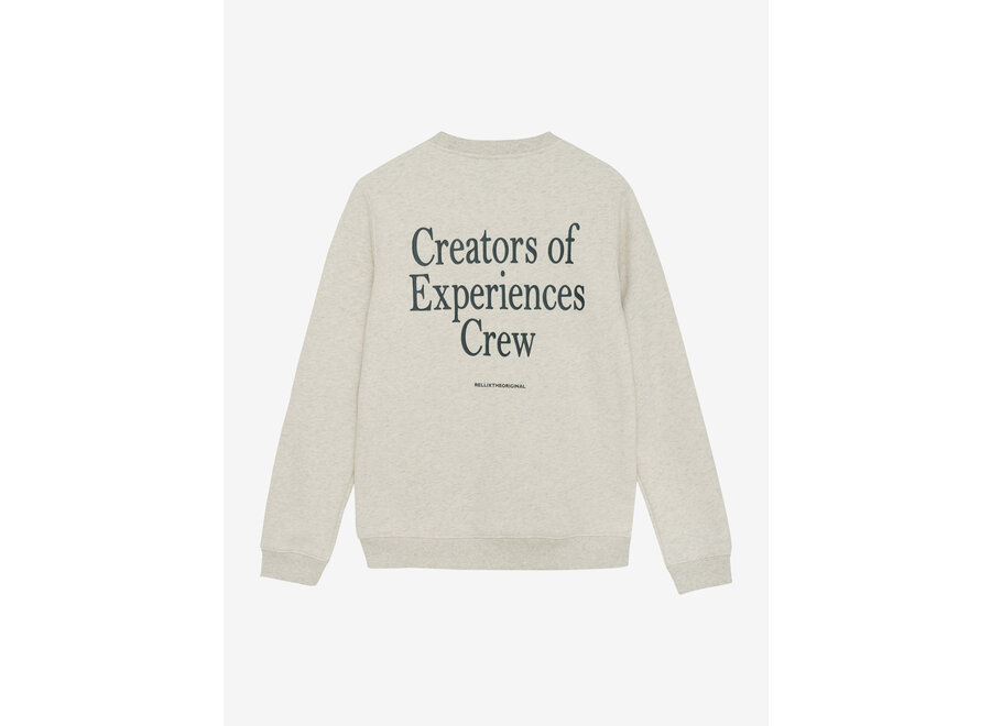 Sweater Rellix Backprint  Fresh Grey Melange Jongens Trui